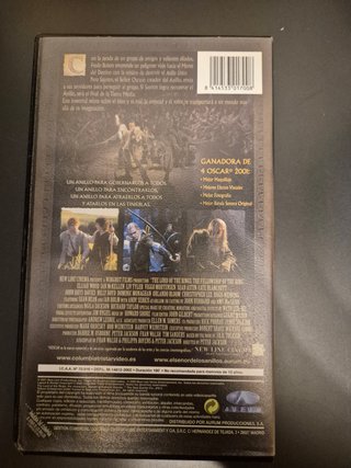 VHS El Señor de los Anillos: La Comunidad
