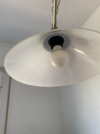 Lámpara Techo Doble IKEA Kroby Acero Niquelado