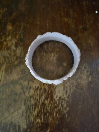 Braccialetti rosa in gomma taglia S