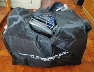 Bicicleta Plegable Urbana Adulto Azul