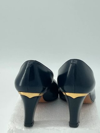 Zapatos Balenciaga Tacon Piel Hebilla Dorada