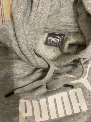 Sudadera Puma Gris Talla XS