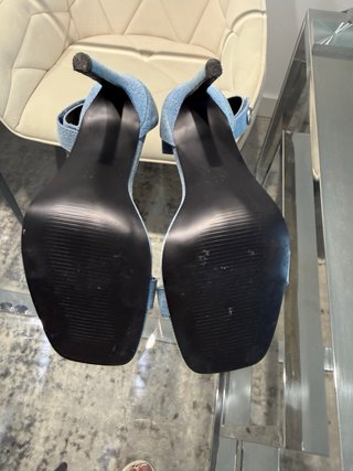 Sandalias de tacón vaqueras