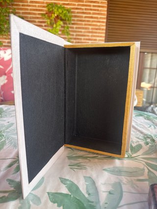 Caja Decorativa London Estilo Libro