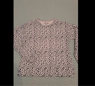 Sudadera blanca niña Massimo Dutti