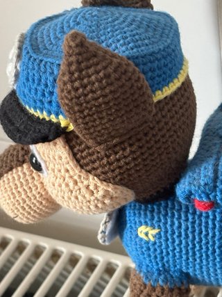 Muñeco Chase Patrulla Canina Crochet