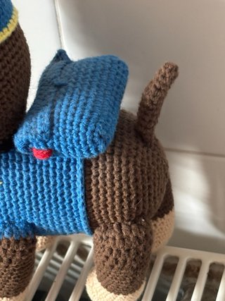 Muñeco Chase Patrulla Canina Crochet