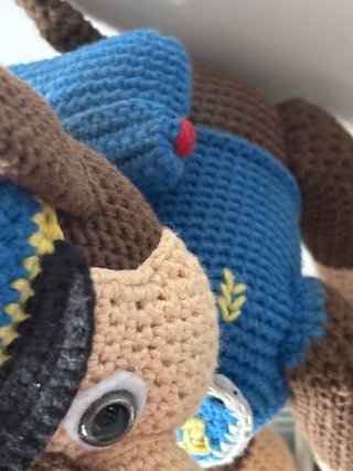 Muñeco Chase Patrulla Canina Crochet
