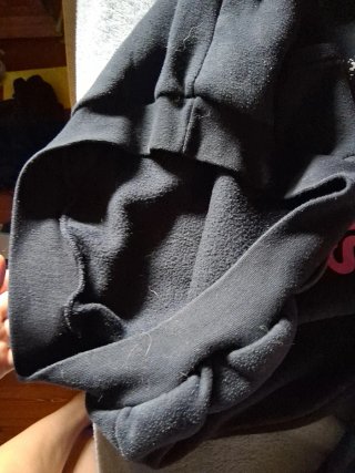 Sudadera Adidas Negra y Rosa con Capucha