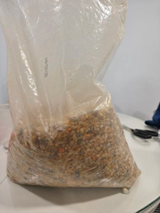 Saco grava de río inerte para acuario 26.5 kg