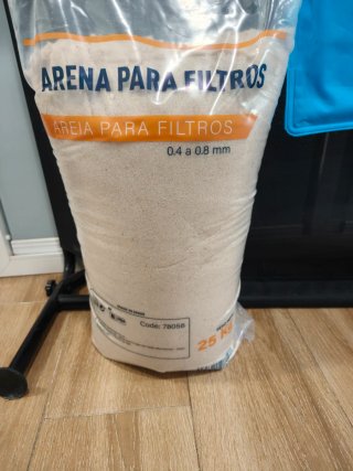 Saco grava de río inerte para acuario 26.5 kg