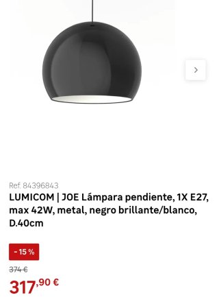 Lámpara colgante moderna