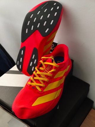 Zapatillas Adidas Adizero Evo Correr Rojas Amarill