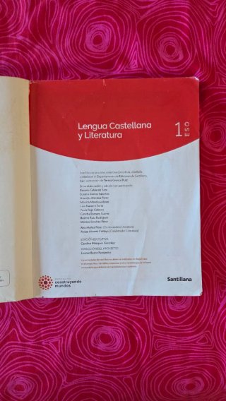 LENGUA CASTELLANA Y LITERATURA 1 ESO SANTILLANA
