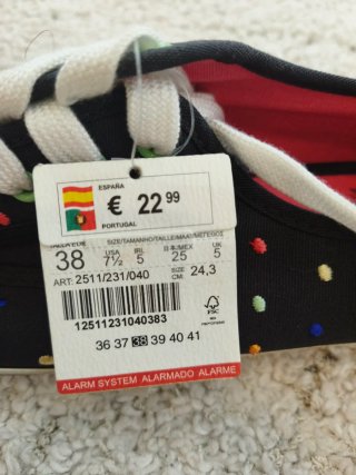 Zapatillas BSK lunares talla 38