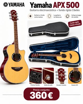 Yamaha APX 500 Electroacústica + Estuche