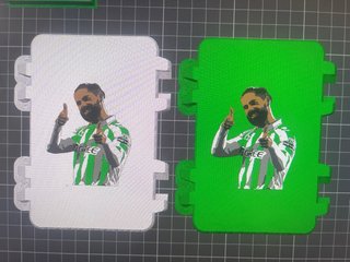 Caja Cromos la liga Real Betis Doble Compartimento