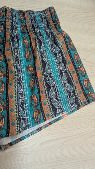 Pantalón corto fresco cintura elastica T-S