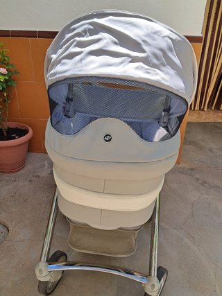 Carrito y silla de paseo gris