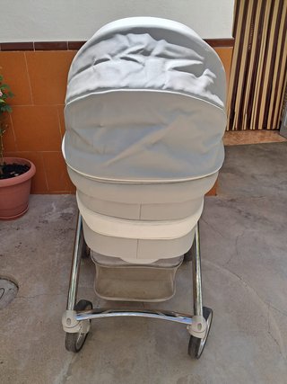 Carrito y silla de paseo gris