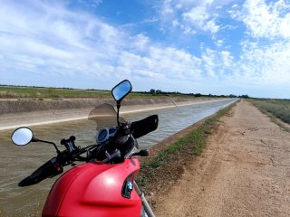 BMW F 650 GS Adventure Roja