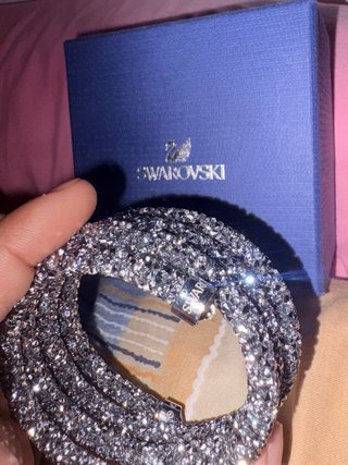 Pulsera Swarovski Brillante Plata