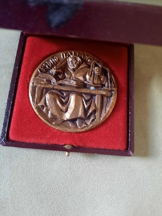 Medaglia Bronzo Credito Italiano Centenario Italy