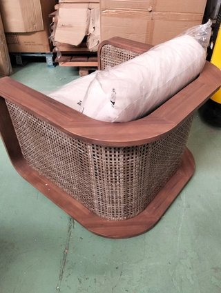 Sklum Sillón de jardín en madera de acacia Noira