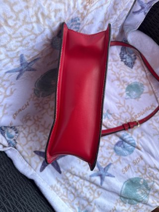 Bolso Tous Rojo y Dorado City Hold