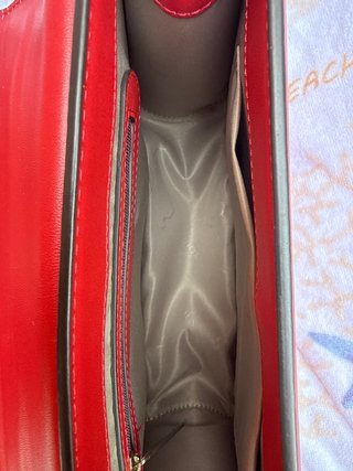 Bolso Tous Rojo y Dorado City Hold