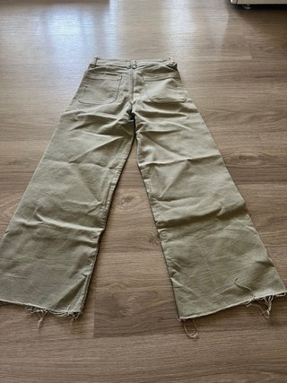 Pantalón vaquero Zara Kids verde talla 11-12