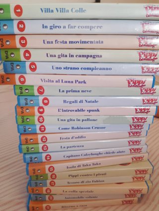 Pippi Calzelunghe DVD - 21 pezzi