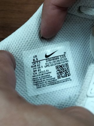 Zapatillas Nike Cortez Blancas y Negras