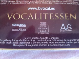 CD B Vocal Vocalitessen