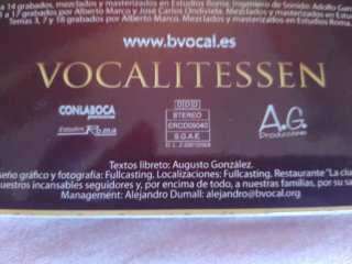 CD B Vocal Vocalitessen