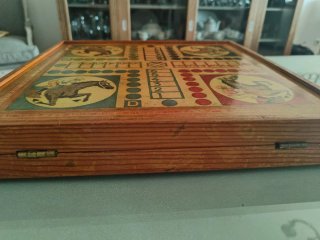 Juego de mesa antiguo Parchís Francés