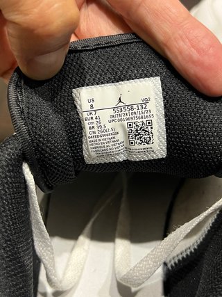 Zapatillas Jordan 1 Low Blancas y Negras