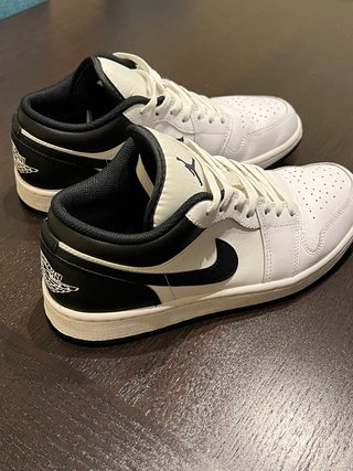 Zapatillas Jordan 1 Low Blancas y Negras
