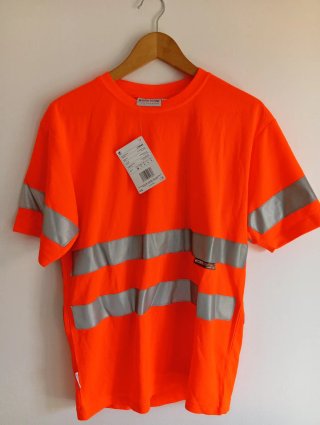 Camiseta WORK TEAM naranja reflectante Talla M
