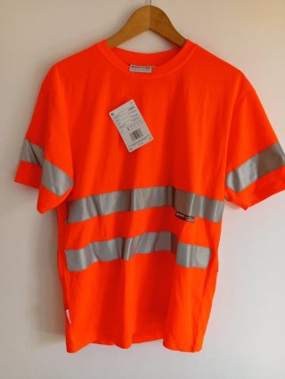 Camiseta WORK TEAM naranja reflectante Talla M