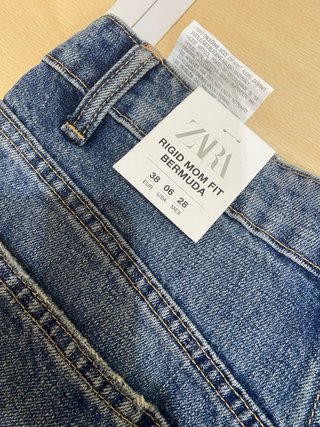 Pantalón corto vaquero Zara Talla 38