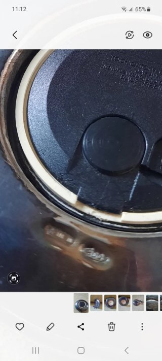 Orologio da tavolo vintage argento Italy