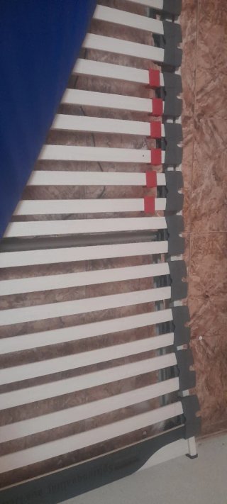 Cama articulada con colchón sanitario