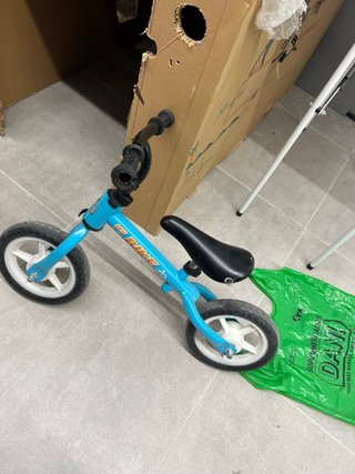 Bici sin pedales para niños azul