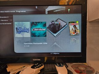 Xbox Clásica Transparente + Mando + Juegos