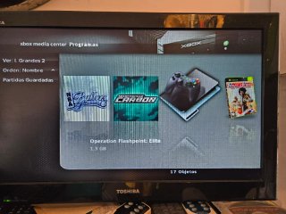 Xbox Clásica Transparente + Mando + Juegos