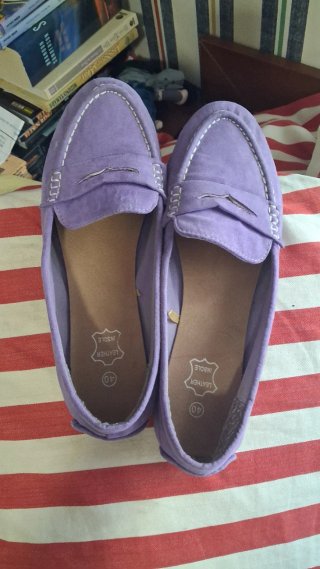 Mocasines Lila Talla 40