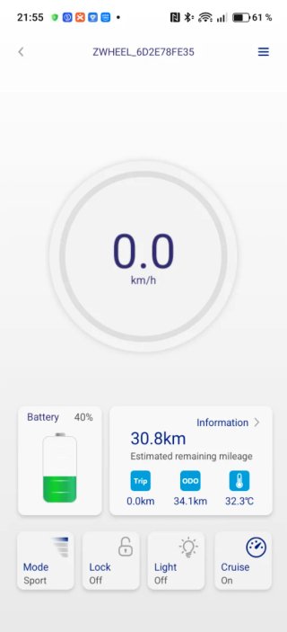 Patinete Eléctrico Zcougar Duo homologado con 34km