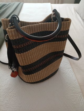 Bolso Adolfo Dominguez Beige/Marrón