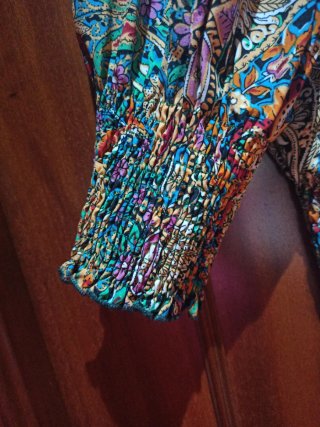 Camisa estampada multicolor